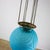 Antique Hanging Candle Lantern in Rare Blue Color For Sale - Image 4 of 6