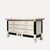 Wood Six-Drawer Chest of Drawers in Off-White Lacquered Rattan, France, 1980s For Sale - Image 7 of 10