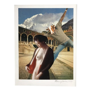 Anker Spang Larsen, Minotaur, Nude, 1985, Photomontage Collage For Sale