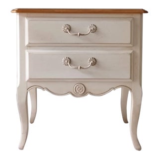 Ethan Allen French Country Two Drawer Nightstand For Sale