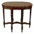 Vintage Traditional Victorian Mahogany Inlaid Scalloped Side Table For Sale