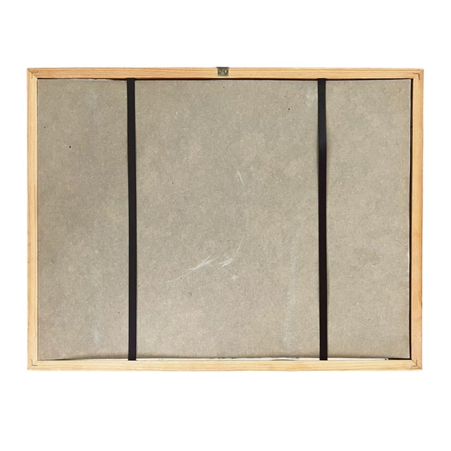 Dark Gray Kyoto Japan Print by Clifton Karhu 1927 - 2007, Framed For Sale - Image 8 of 11