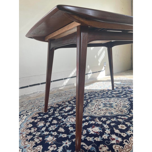 Milan Extendable Dining Table attributed to Louis Van Teeffelen for Wébé, 1960s For Sale - Image 4 of 11