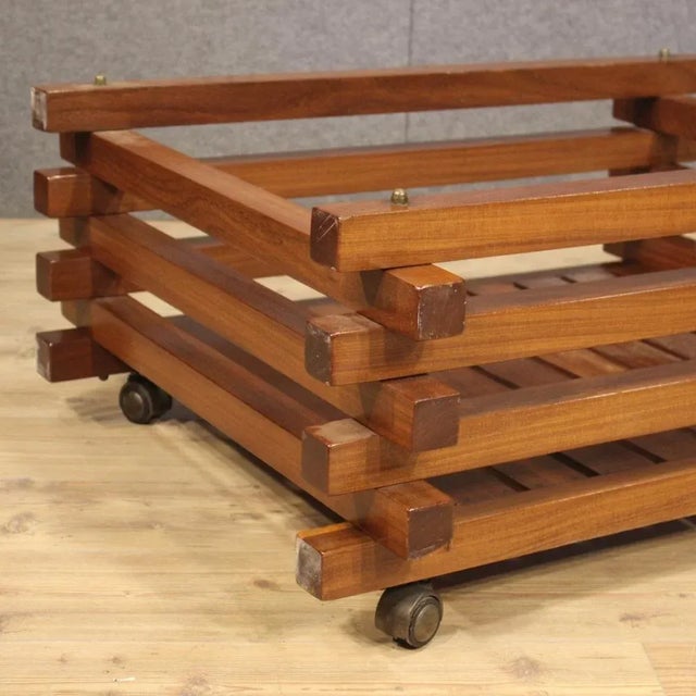 Brown Italian Design Planter, 1970s For Sale - Image 8 of 13