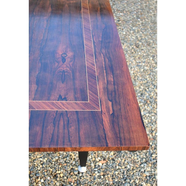 Mid-Century French Rosewood Dining Table For Sale - Image 10 of 16