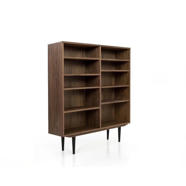 Scandinavian Walnut Bookcase For Sale - Image 3 of 8