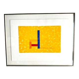 Per Arnaldi "Yellow Chair" Lithograph For Sale