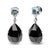A sultry seduction takes hold of these gorgeous dangle drop earrings crafted of genuine 18k white gold, a metal that will...