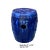 This is a handmade garden clay stool in a round shape with foo dog head accent handle and lotus pattern. The surface is...