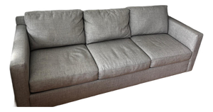 Crate & Barrel Like New Gray Sofa - Only 6 Months Old