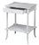 Shabby Chic Vintage White Bedside Accent Table For Sale - Image 3 of 9