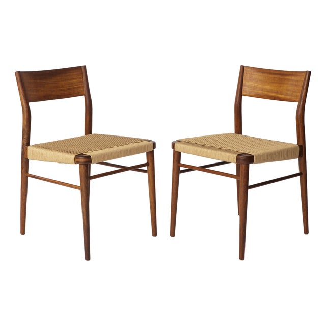 Teak Dining Chairs Model 351 by Georg Leowald for Wilkhahn, Germany, 1960s, Set of 2 For Sale
