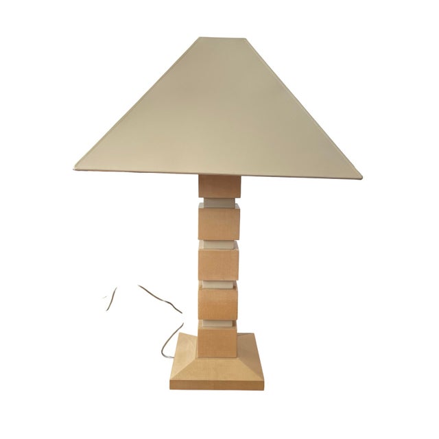 Large Mid Century Modern Table Lamp by Sally Sirkin for J Robert Scott For Sale In Los Angeles - Image 6 of 12