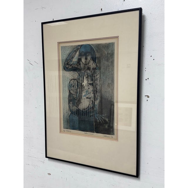 Design Plus Gallery presents "Mother and Child", an Artist Proof from 1984. The art work depicts an abstract figure with...