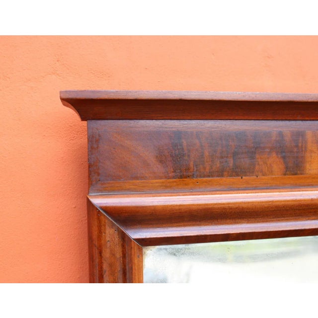 Christian the 8th Mirror in Mahogany, 1880s For Sale - Image 5 of 6