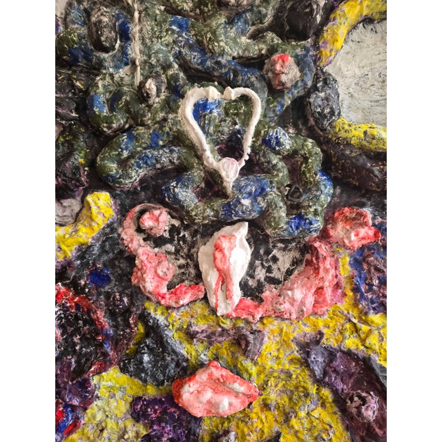 Textile 38" by 51" 'The Duchess' #1 - One-of-a-Kind Contemporary Abstract Figurative Female Oil Painting by Diane Grant For Sale - Image 7 of 11