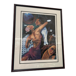 1980s Ted Young Dancer (Tango) Hors Commerce Lithograph Hc 97/125