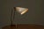 Vintage French Table Lamp in Patinated Brass and Perforated Metal by Mathieu Matégot, 1950s For Sale - Image 6 of 14