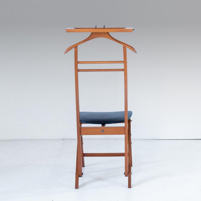 Wood Vintage Mid-Century Italian Dressboy Valet Stand from Reguitti, 1950s For Sale - Image 7 of 18