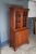Willett Wildwood Cherry Stepback Cupboard Bookcase China Hutch Cabinet 70" For Sale - Image 12 of 14