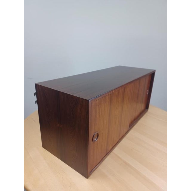 Restored Rosewood Wall Unit by Kai Kristiansen for FM For Sale - Image 10 of 16