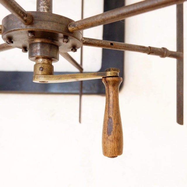 Early 20th Century Industrial Wrap Reel Machine For Sale - Image 5 of 14