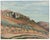 Modern Francesco Settimj, Mountain Landscape, Oil Painting, 1930s For Sale - Image 3 of 3