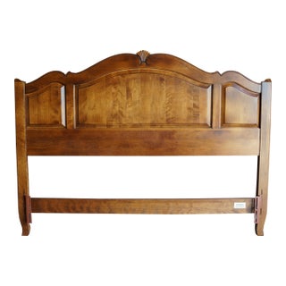 Ethan Allen Country French Raised Panel Queen Headboard For Sale