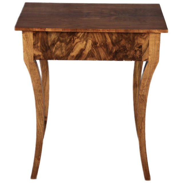 Small Antique Walnut Side or Sewing Table, 1840s For Sale - Image 4 of 18