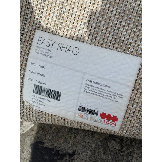 5ft Square Nu Loom Medium Shag Area Rug For Sale In San Francisco - Image 6 of 12