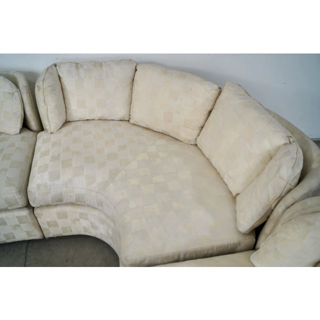 1970’s Mid-Century Modern Henredon 4-Piece Modular Sectional Sofa For Sale - Image 11 of 12