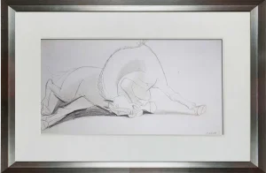 Pablo Picasso Lithograph Guernica Horse Ltd Ed, Framed Print