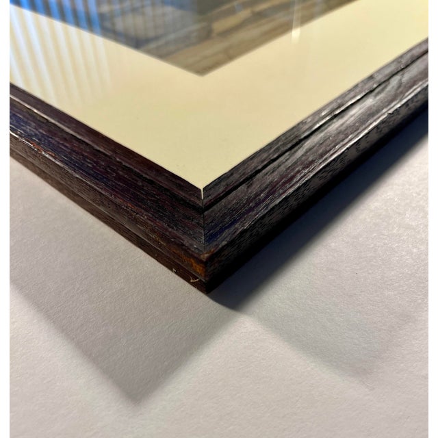 1940's Abbey Watercolor on Board Painting by M. Tait Framed Signed For Sale - Image 4 of 5