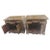 Asian Tansu Banded Burl Top Side Tables Cabinets, a Pair For Sale In Washington DC - Image 6 of 11