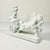 1970s Vintage Roman Empire Hellenistic Charioteer and Two Horse Chariot Plaster Sculpture. For Sale - Image 9 of 13