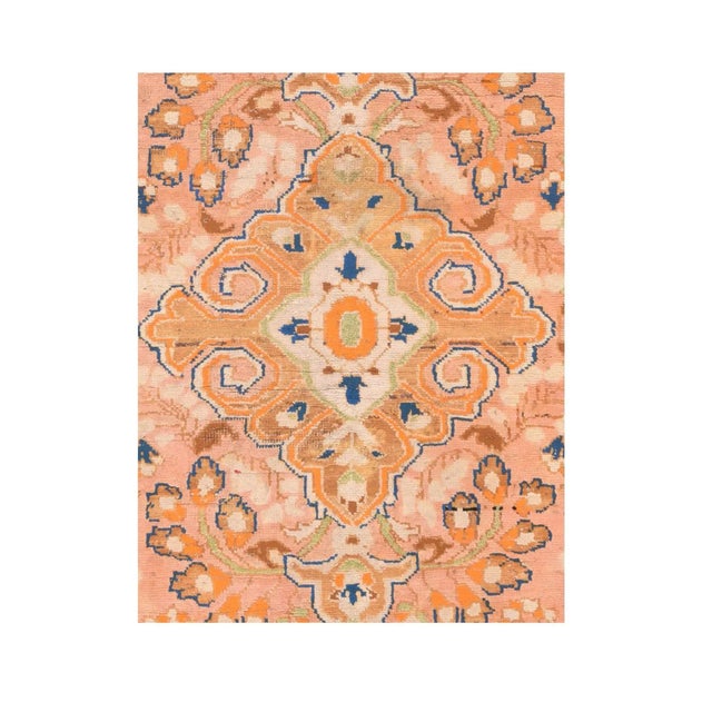 Traditional Vintage Tabriz Rug 4'2'' X 6'6'' For Sale - Image 3 of 3