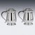Italian Silver Lidded Tankards, 1890s, Set of 2 For Sale - Image 5 of 17