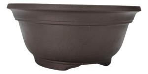 Chinese Tokoname Yixing Clay Bonsai Pot Round Basin Planter 11.5"