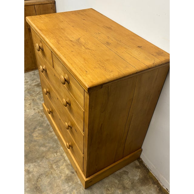 English Antique English Pine Chest of Drawers For Sale - Image 3 of 7