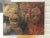 Very heavy textured oil painting on canvas. Abstract Impressionistic style. Faded images of 2 figure heads. Not signed.