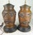 Metal Pair of Japanese Bronze Dragon Vases Converted to Lamps Vintage Foo Dog Turtles For Sale - Image 7 of 10