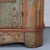 Rustic Large Rustic Farmhouse Folk Art Painted Bridal Cabinet dated 1806 For Sale - Image 3 of 18