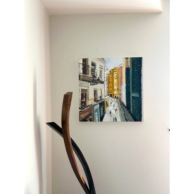 I'm always inspired by my travels. The view from my flat in Seville Spain was no exception. For me it was the pop of...