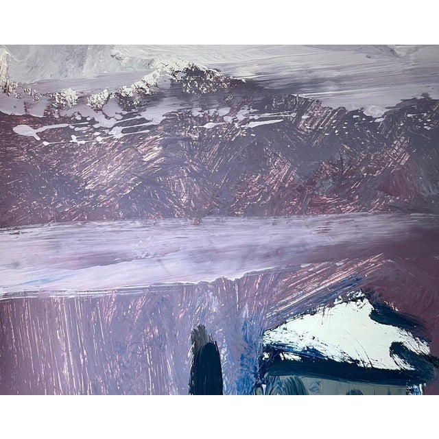 Jean Krille, Landscape 132, Oil on Masonite For Sale - Image 6 of 12