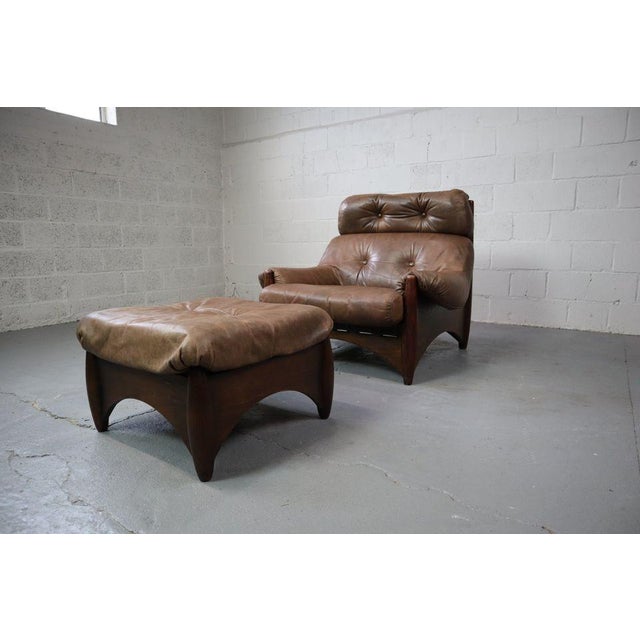 Set of Ranger Lounge Chair with Ottoman by Deforce For Sale - Image 12 of 13