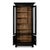 Traditional Traditional Tall Bookcase, 80" - Ebonized Walnut with Glass Display Doors For Sale - Image 3 of 11