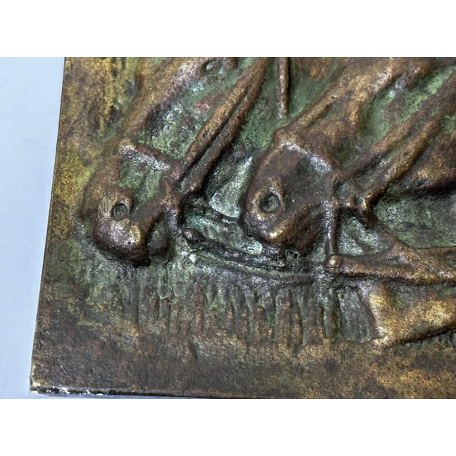 Thoroughbreds in Profile” – British Art Deco Bronze Equestrian Plaque, Circle of John Rattenbury Skeaping, c.1925 For Sale - Image 15 of 17