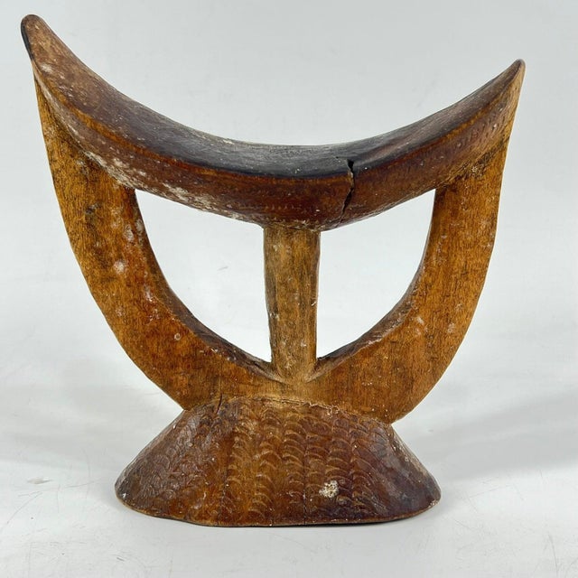 Early 20th Century Wooden Headrest Ethiopia For Sale In Denver - Image 6 of 7