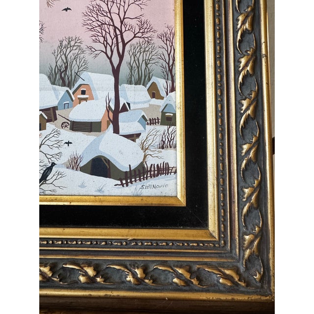 Original Oil Painting, Signed by French Artist Sibinovic For Sale In Los Angeles - Image 6 of 11