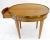 Mid-Century Modern Oval Brass Gallery One-Drawer End Side Table in Bleached Rosewood by Baker For Sale - Image 3 of 13